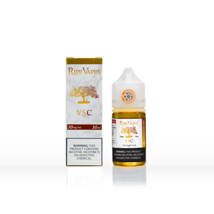 RIPE VAPES HANDCRAFTED JOOSE SALTS - VSC (VANILLA SALTED CARAMEL) - 30ML RIPE VAPES HANDCRAFTED JOOSE SALTS - VSC (VANILLA SALTED CARAMEL) - 30ML