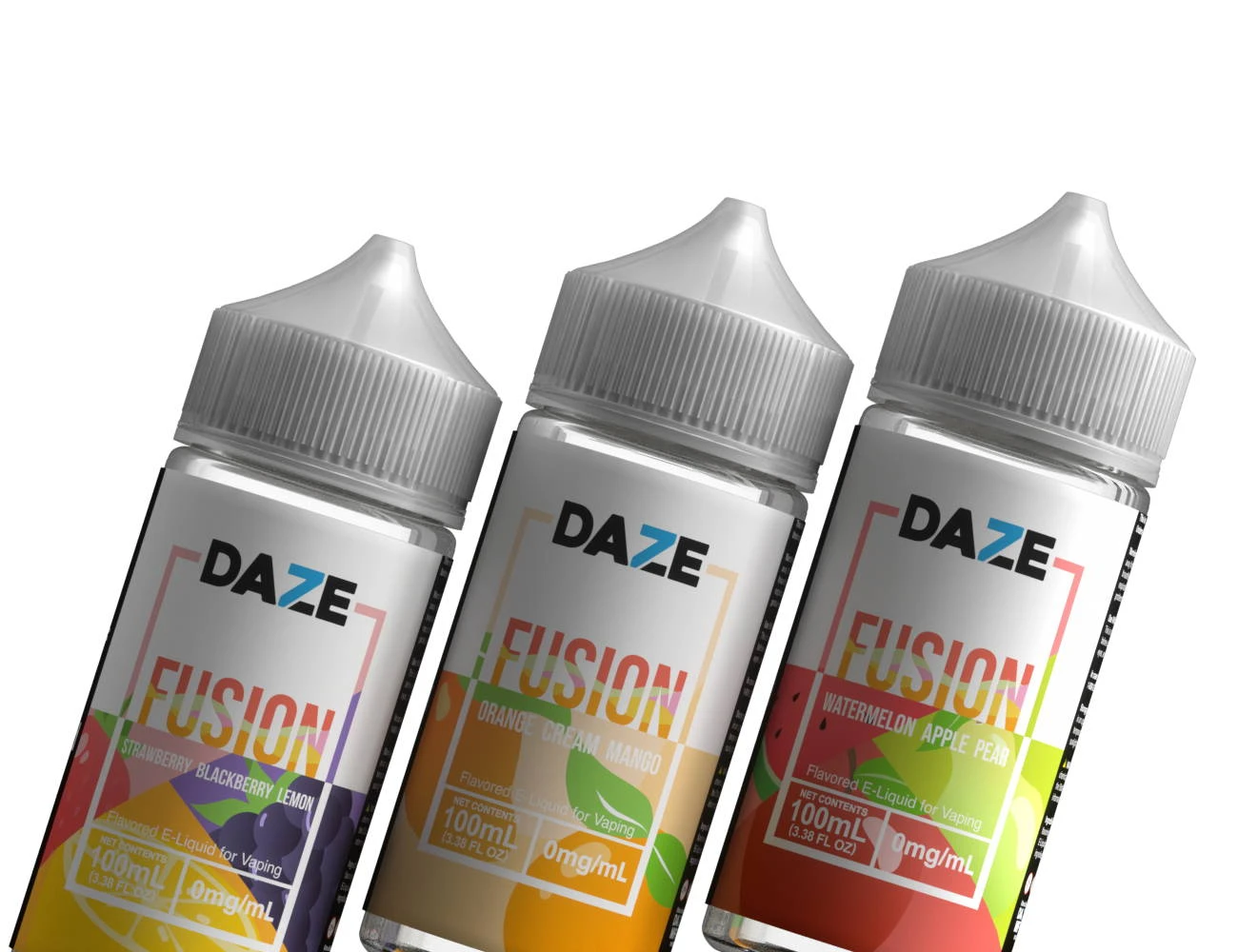 7 Daze Fusion multi-fruit 100ML e-liquid range