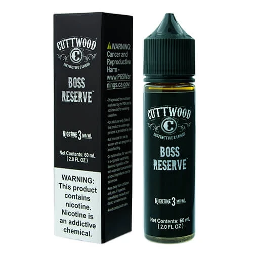 Cuttwood Boss Reserve 60ML e-liquid